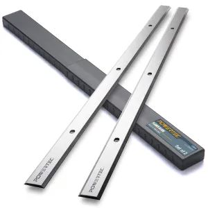 POWERTEC 12-1/2 Inch Planer Blades for Porter Cable PC305TP Planer, Replacement for PC22562 Planer Knives, Set of 2 (128036)