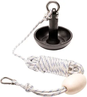 Premium 10lb Mushroom Anchor Kit w/Bag, Rope, Buoy, & Stainless Hardware
