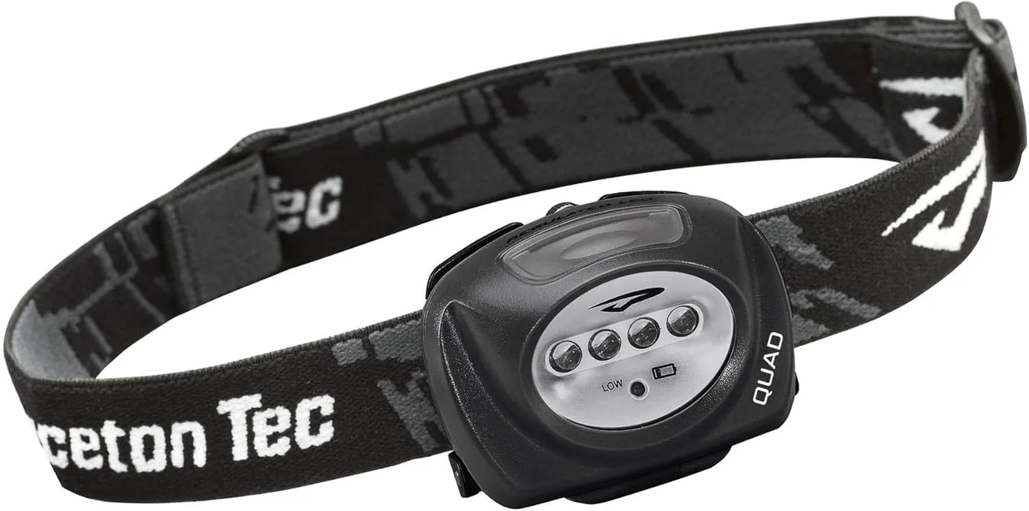 Princeton Tec Quad LED Headlamp - Black