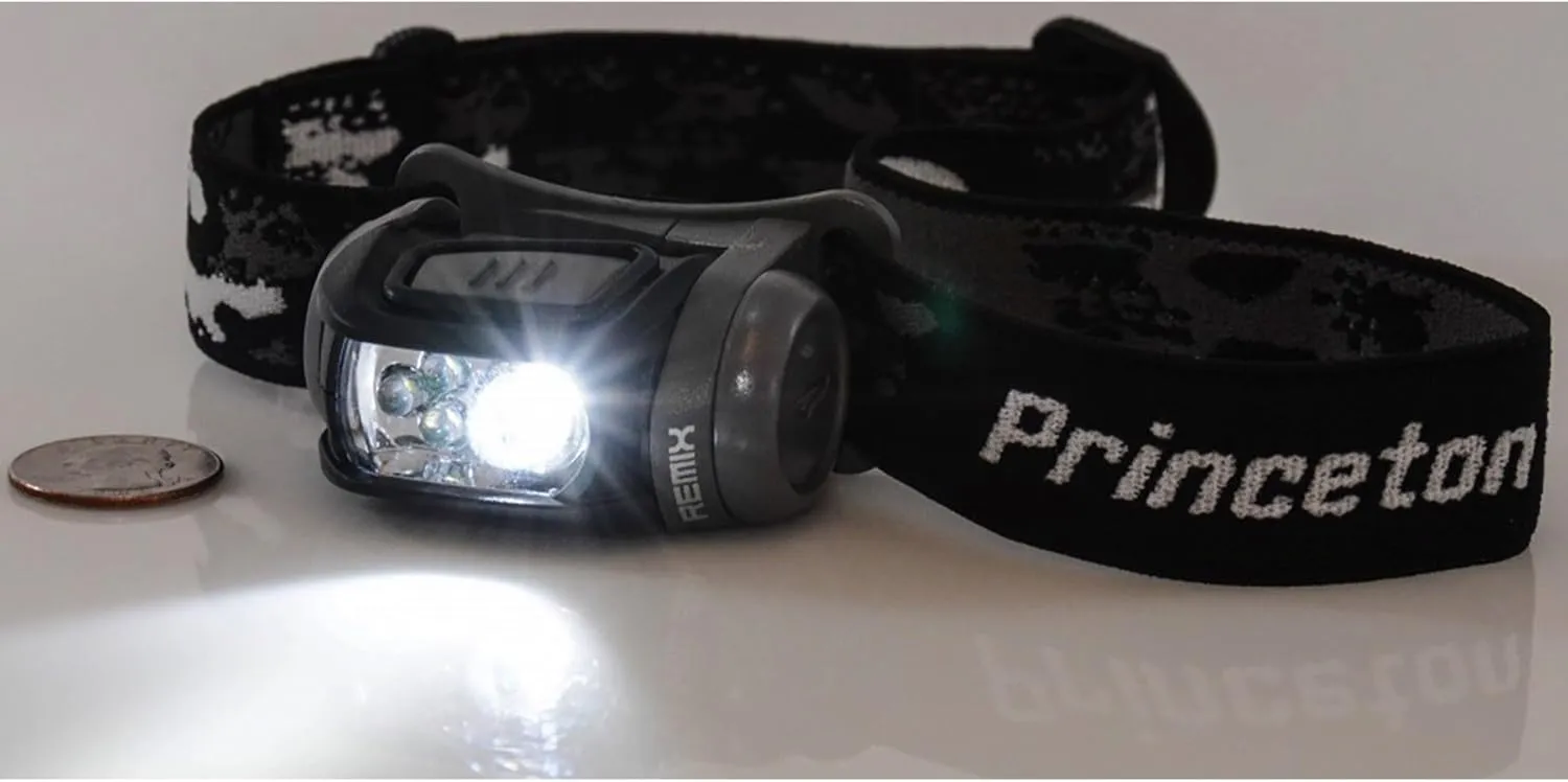 Princeton Tec Remix LED Headlamp (150 Lumens, Black), One Size (RMX150-BK)