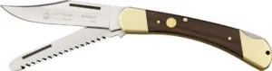 Puma SGB Warden With Saw Jacaranda Wood Lock Back Folding Knife