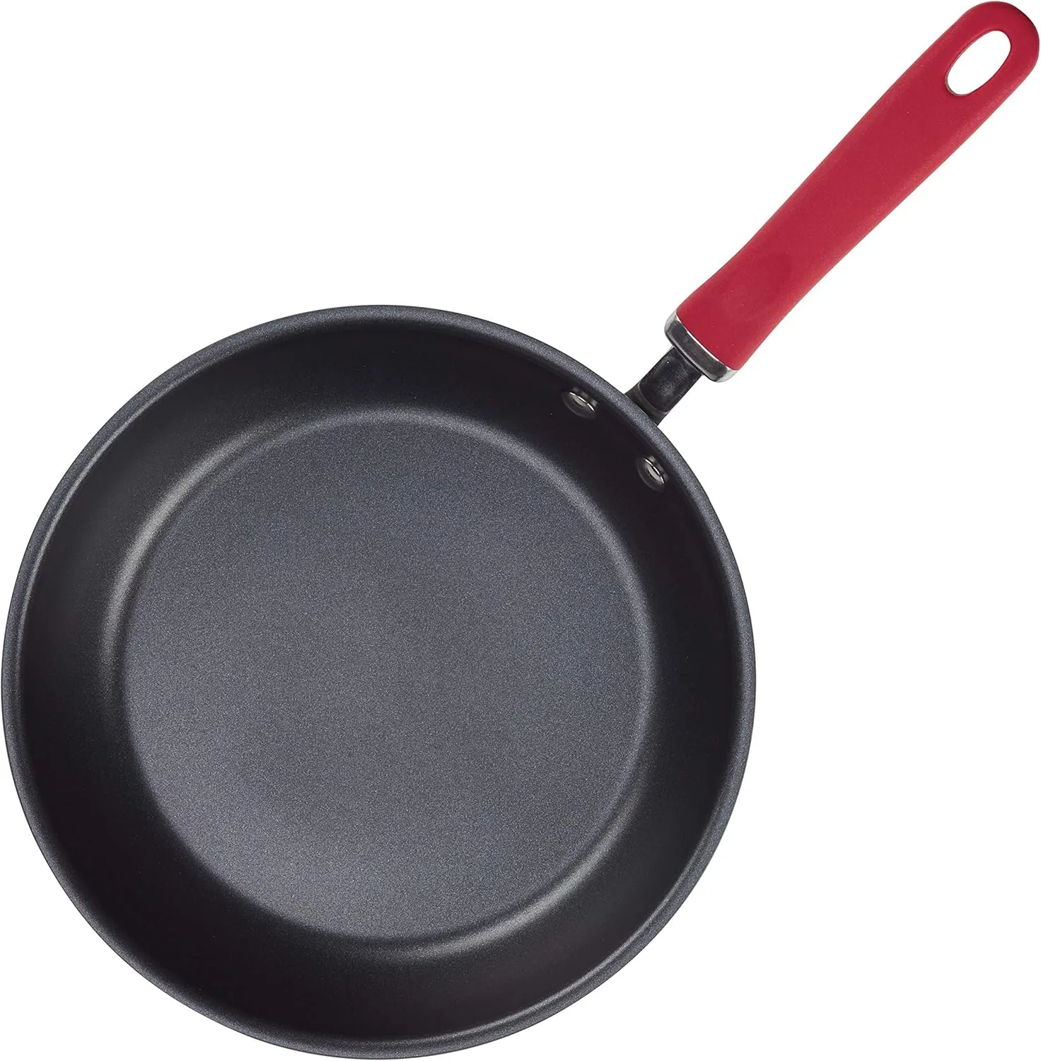Rachael Ray Create Delicious Deep Hard Anodized Nonstick Frying Pan Set / Skillet Set - 9.5 Inch and 11.75 Inch, Gray