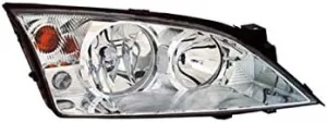 Right Headlight Compatible With Ford Mondeo MK3 2000 2001 2002 2003 2004 2005 2006 2007 VP1357P Front Car Light Lamp Headlamp Passenger Side Headlights Assembly Projector Chrome LHD