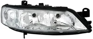 Right Headlight compatible with Opel Vectra B 1999 2000 2001 2002 VP1245P Front Car Light Lamp Headlamp Passenger Side Headlights Assembly Projector Chrome LHD