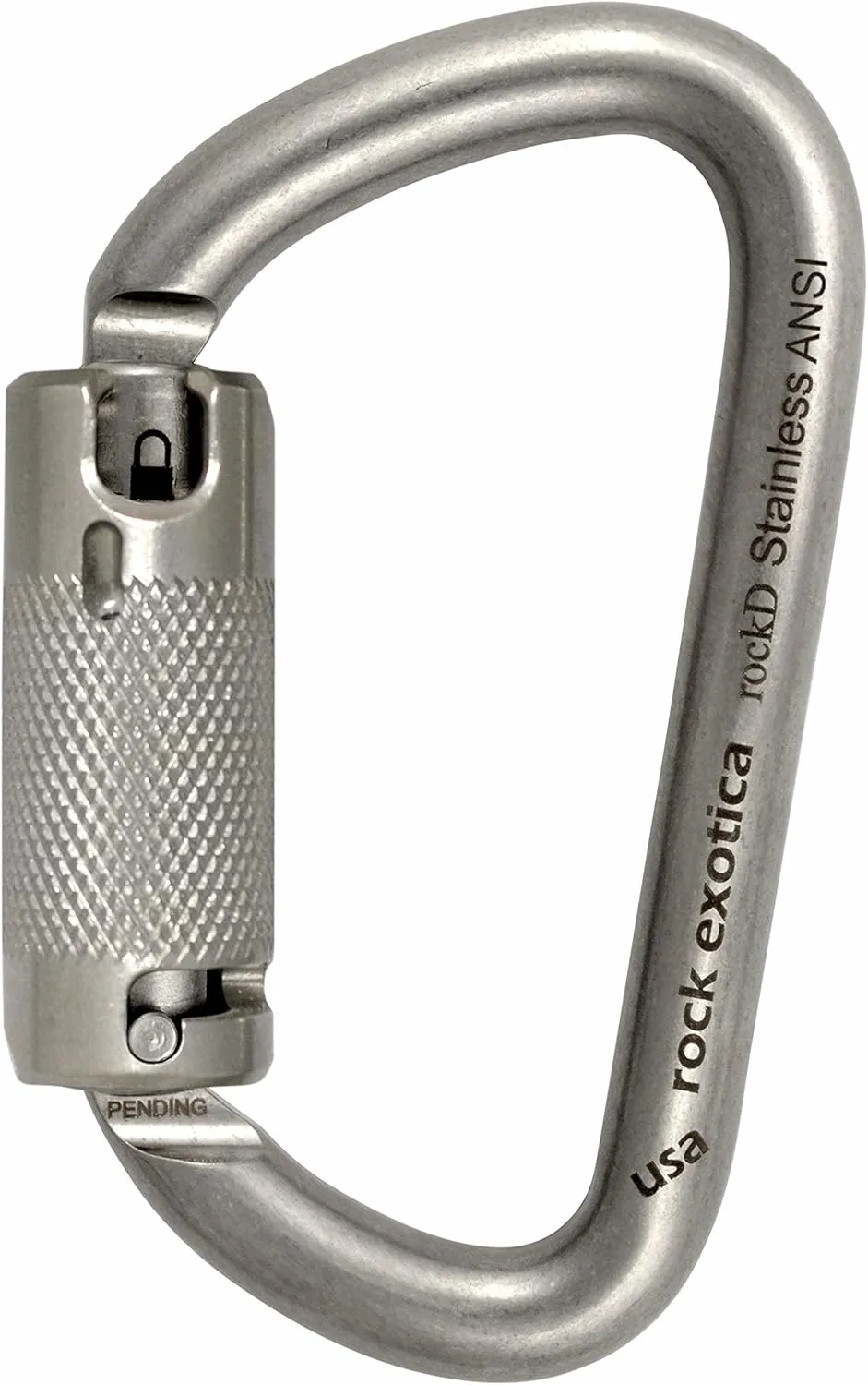 Rock Exotica rockD ANSI Stainless Steel Carabiner NFPA/ANSI
