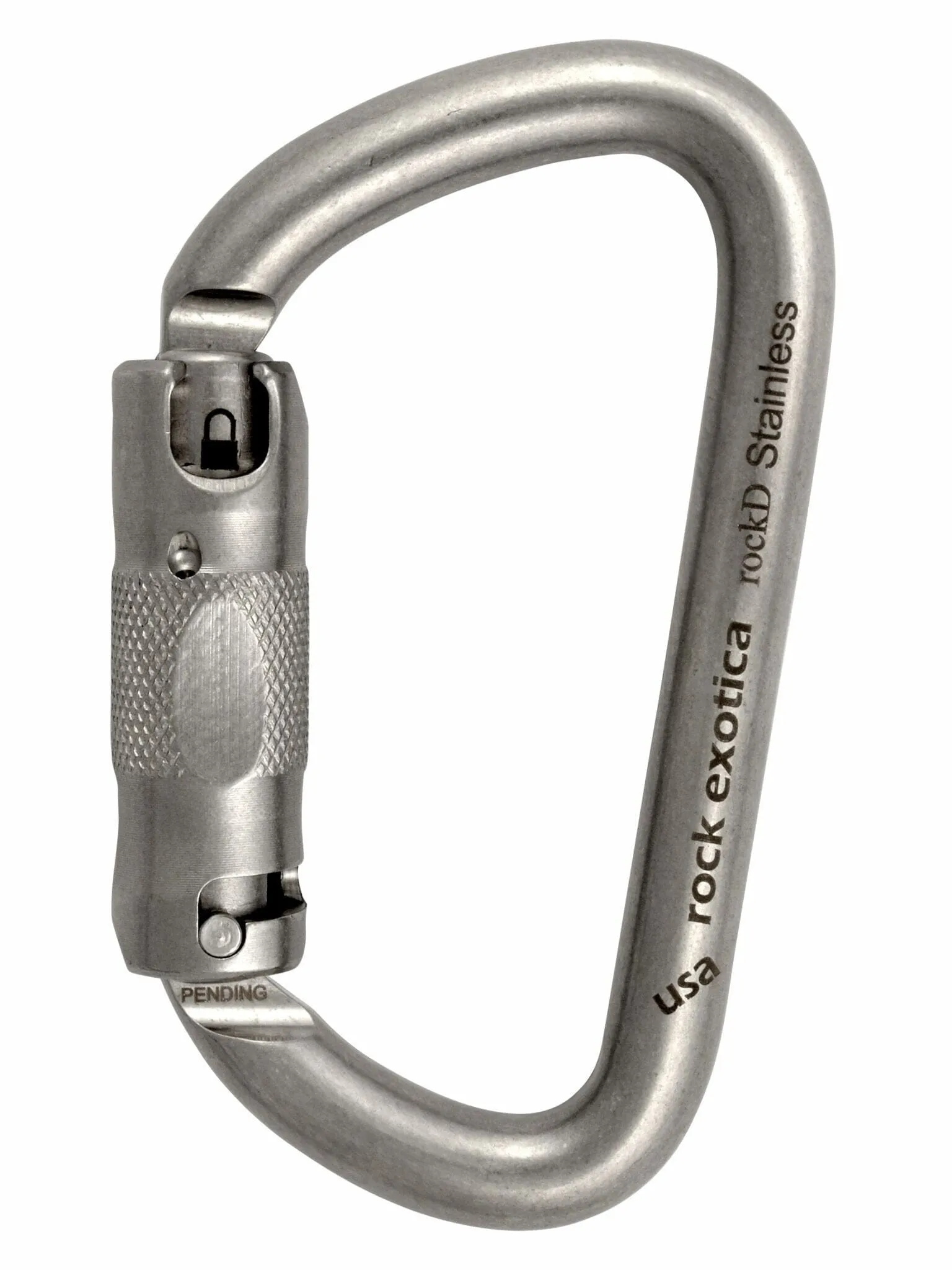 Rock Exotica RockD Stainless Steel Carabiner Auto Lock - C2SA