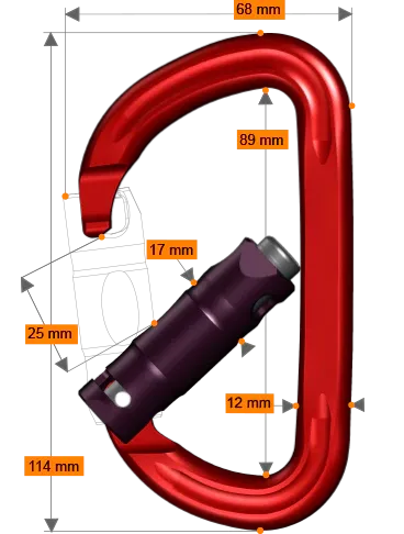 Rock Exotica - rockD Up-Lock Carabiner