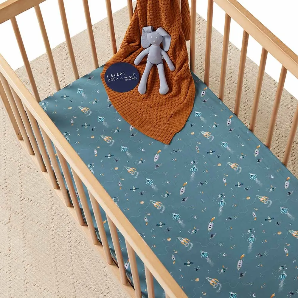Rocket Fitted Cot Sheet