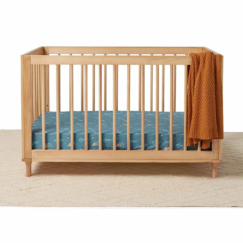Rocket Fitted Cot Sheet