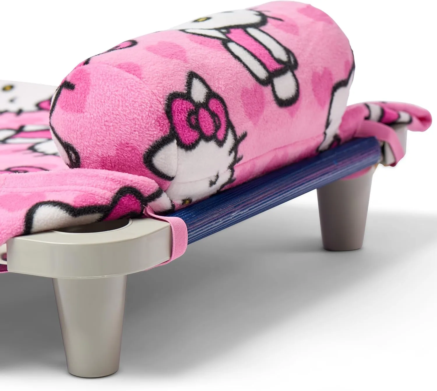 ROLLEE POLLEE Soft Rollup Nap Mat with Pillow, Comfy Kids Sleeping Bag, Elastic Strap for Cot, Fleece Throw Set