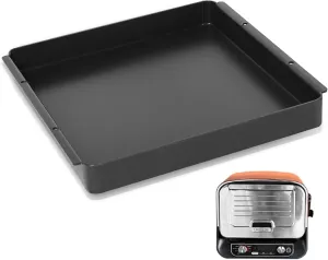 SafBbcue Woodfire Outdoor Griddle Pan for Ninja Woodfire OO100 Series Pizza Oven Accessories, 12" x 12" Non-Stick Griddle Plate