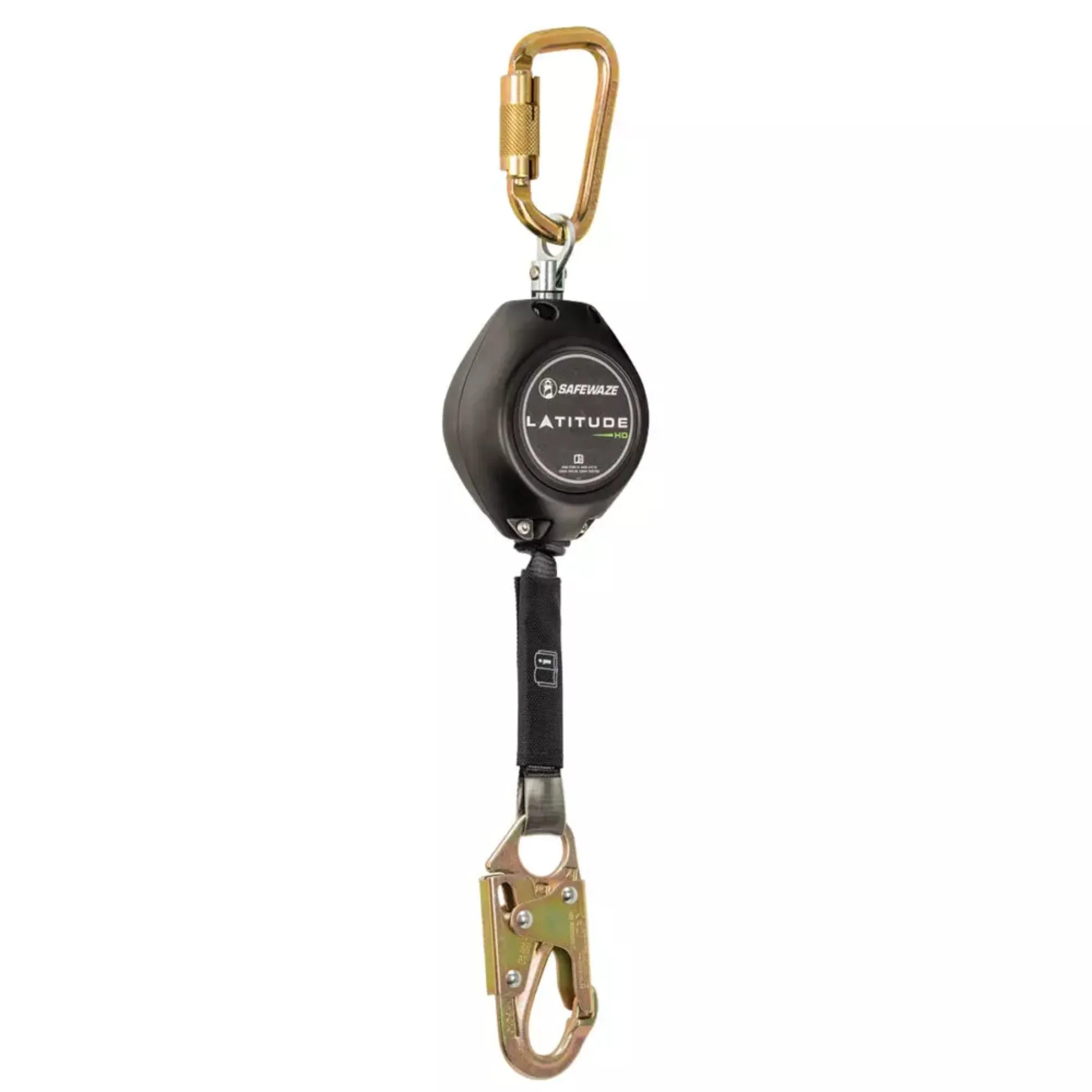 Safewaze FS-FSP1411-W Latitude HD 11' Single Web SRL-P, Carabiner, 1 Each