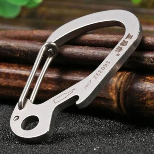 Sanrenmu SK033Z Multifunctional Tool Key Chain for Outdoors Silver