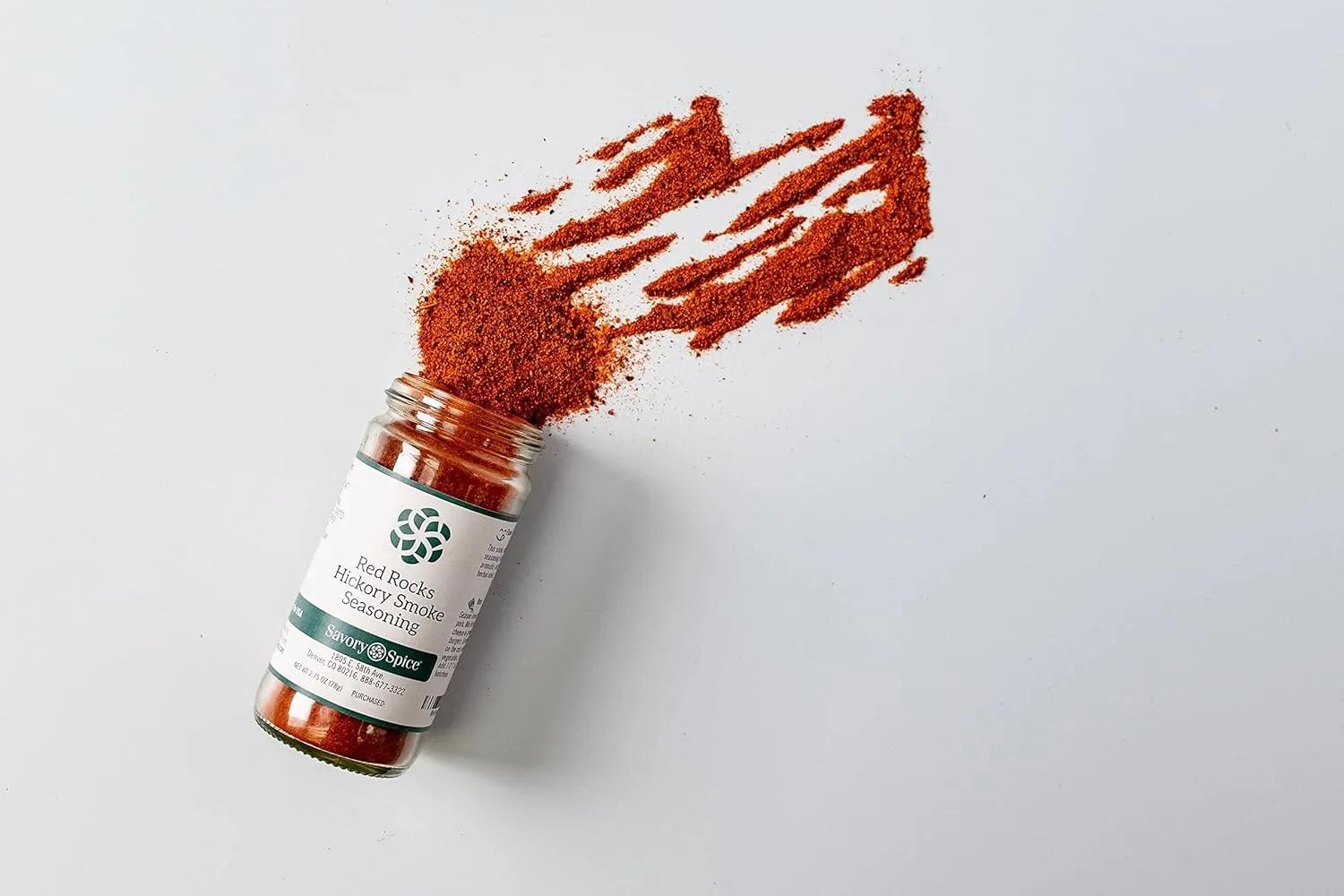 Savory Spice Red Rocks Hickory Smoke Seasoning - Hickory Smoked Dry Rub for BBQ, Beef & Homemade Barbecue Sauce | Salty & Smoky Paprika-Based Spice Blend (3 Cup Bag - Net: 14.7 oz)