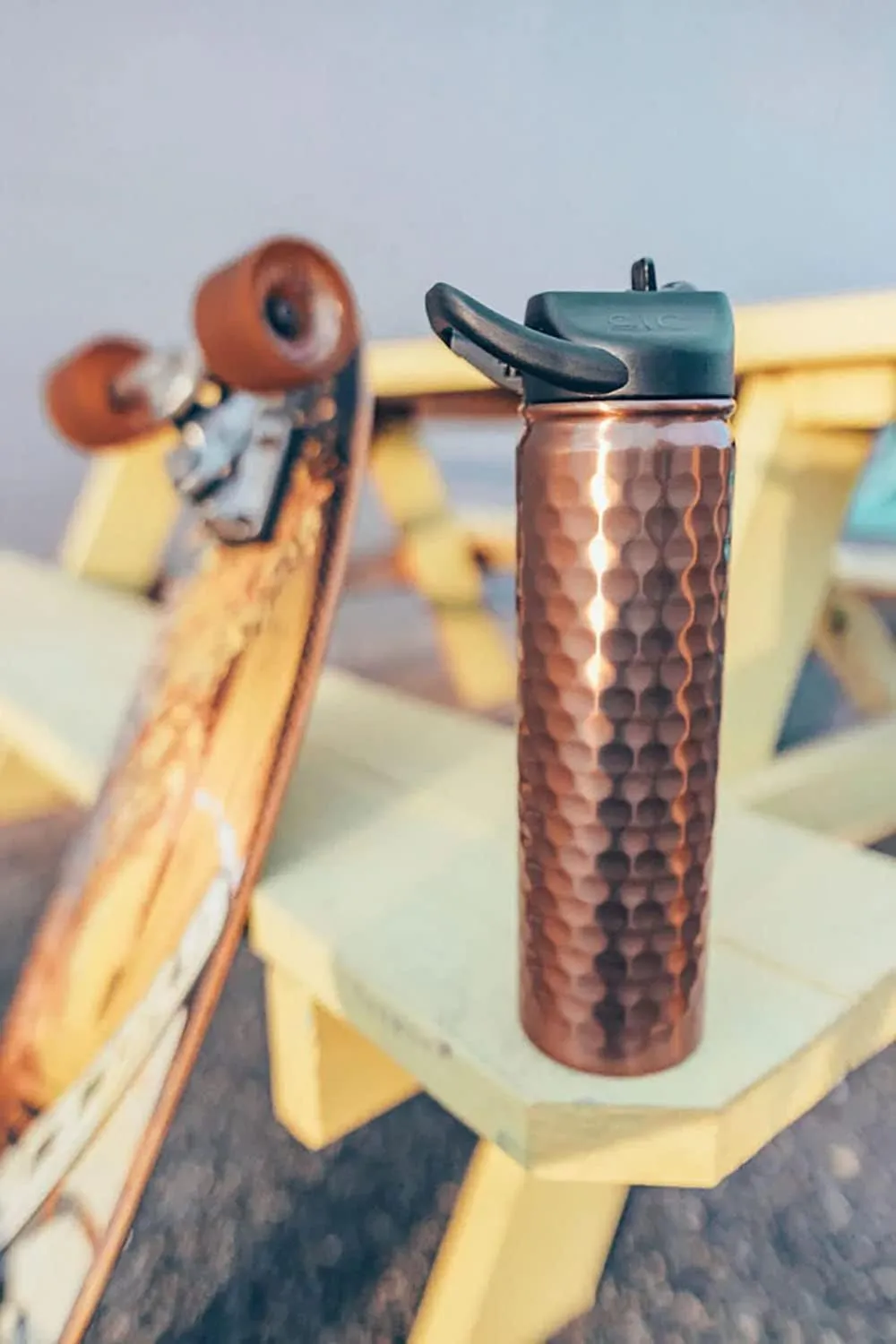Seriously Ice Cold SIC 27oz Insulated Water Bottle Thermos, Premium Triple Layer Vacuum Stainless Steel, BPA Free Wide Mouth Lid with Carabiner Clip