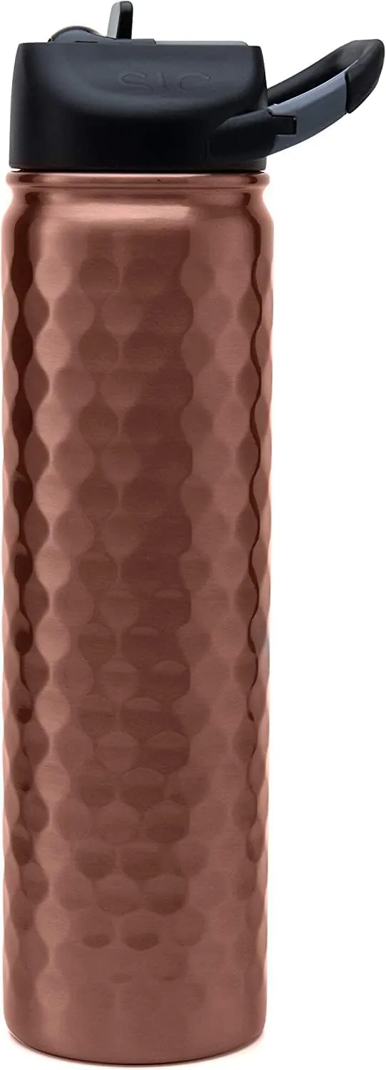 Seriously Ice Cold SIC 27oz Insulated Water Bottle Thermos, Premium Triple Layer Vacuum Stainless Steel, BPA Free Wide Mouth Lid with Carabiner Clip