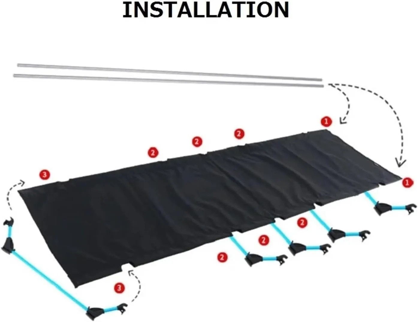 Single Camping Bed Outdoor Portable Camping Cot Aluminum Alloy Ultralight Tent Bed Hiking Backpacking Bed Marching Simple Bed