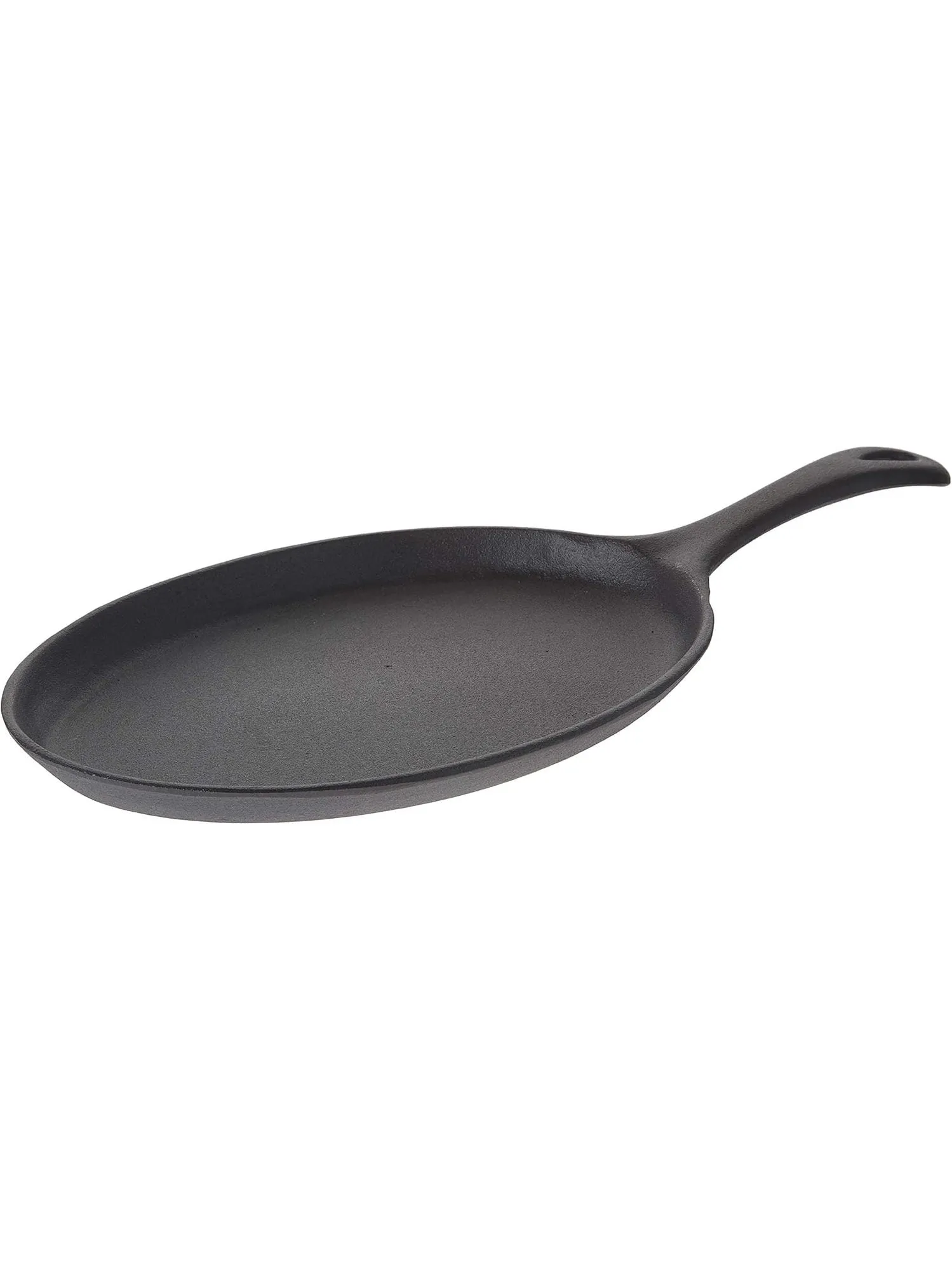 Skillet Cast Iron With Wooden Tray 7"x10" efajko1