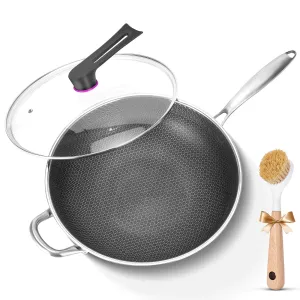 Skillet Stainless Worldwide shipping High-value Honeycomb Nonstick