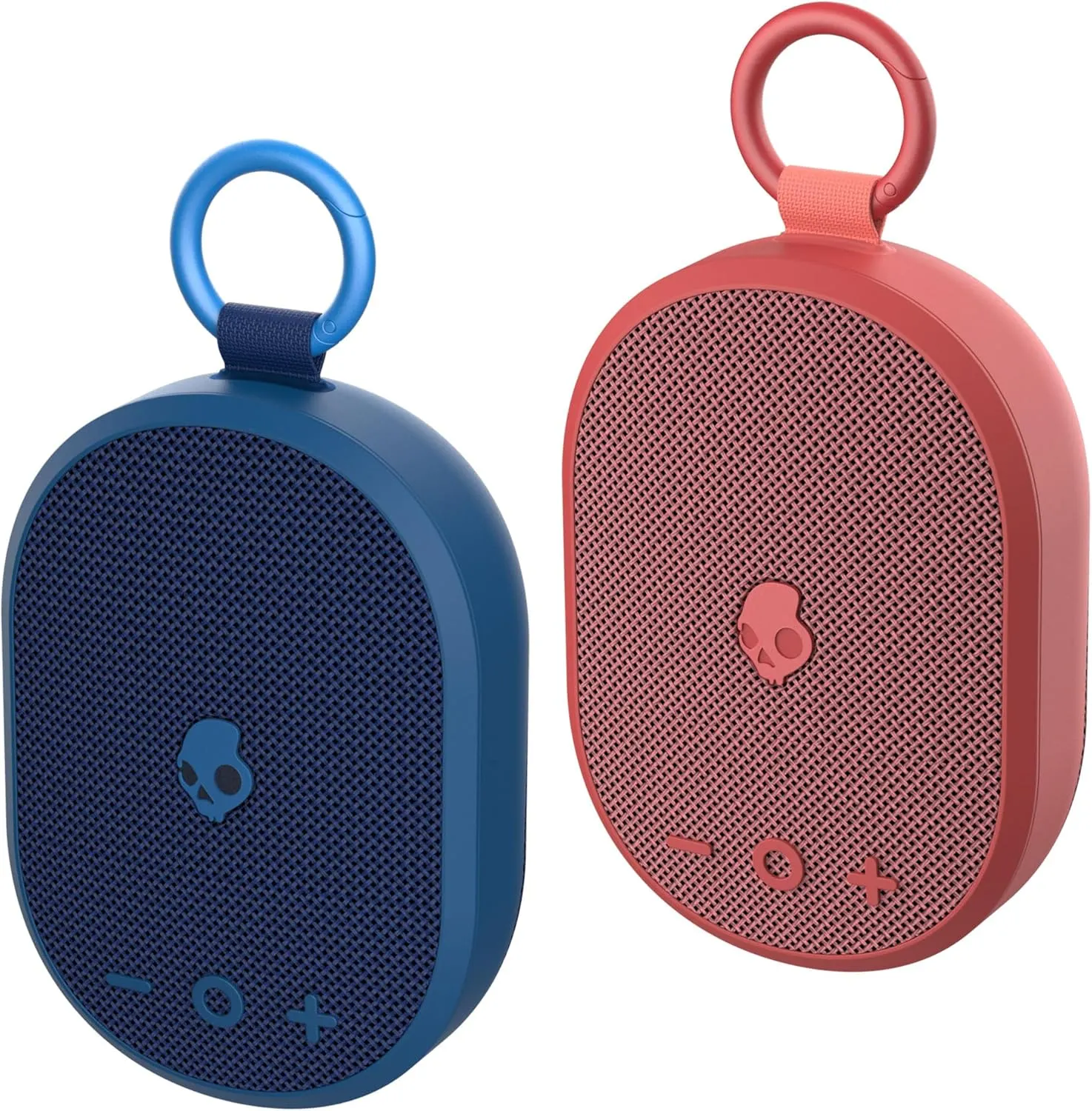 Skullcandy Kilo Wireless Bluetooth Speaker Bundle - (2) IPX7 Waterproof Mini Bluetooth Speakers with 24 Hour Battery, Downward Firing Passive Radiators, and True Wireless Pairing