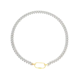 SLEEK CARABINER ANNE MIX NECKLACE