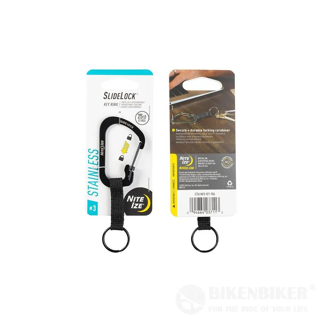 Slide Lock Keyring - nite Ize