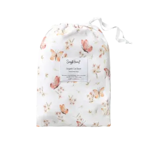 SNUGGLE HUNNY BUTTERFLY FITTED COT SHEET