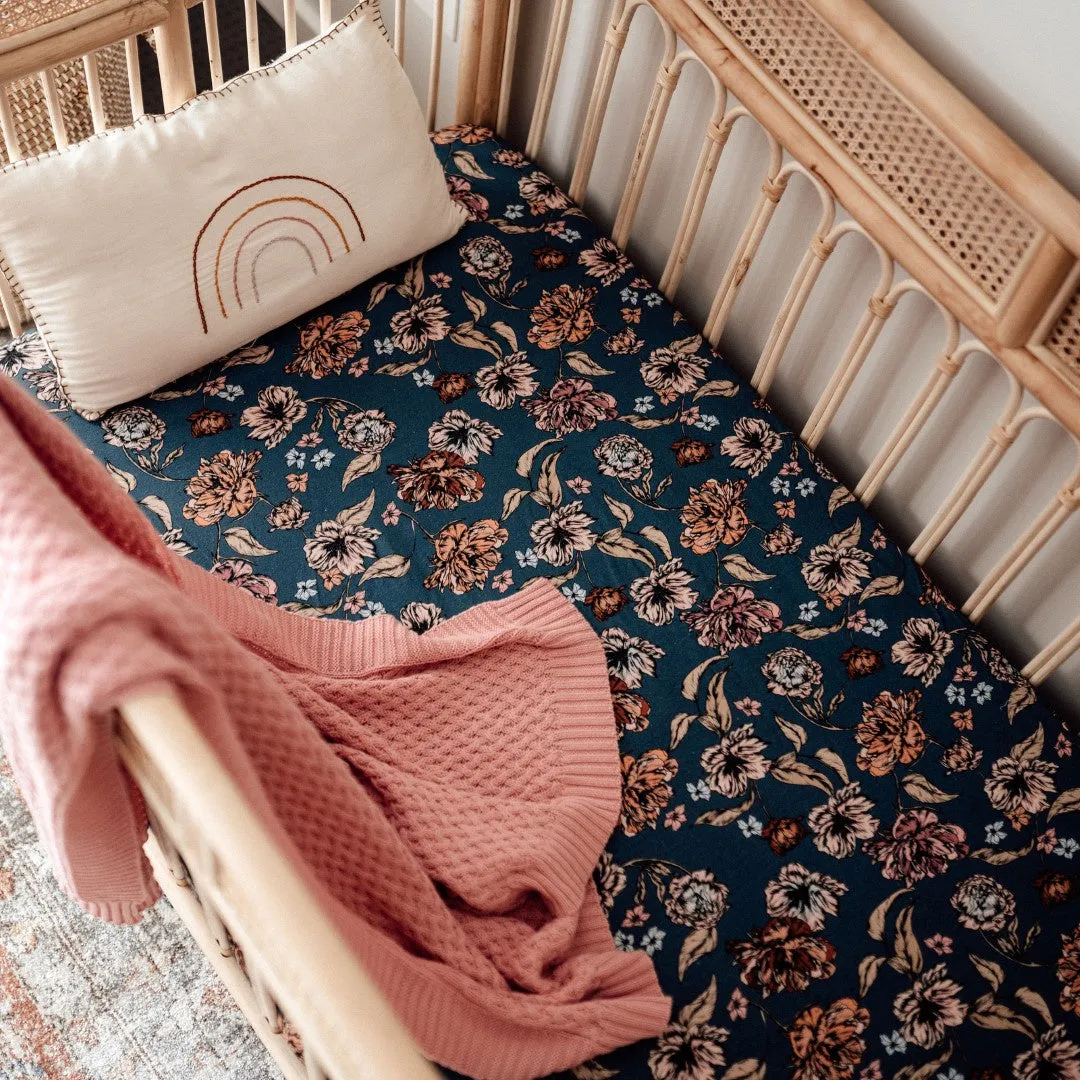 Snuggle Hunny Fitted Cot Sheet - Belle
