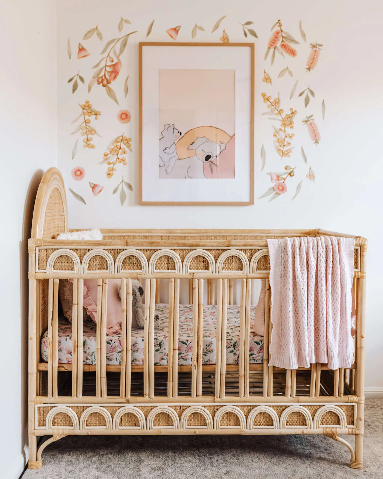 Snuggle Hunny Kids - Cotton Muslin Cot Sheet - Wattle