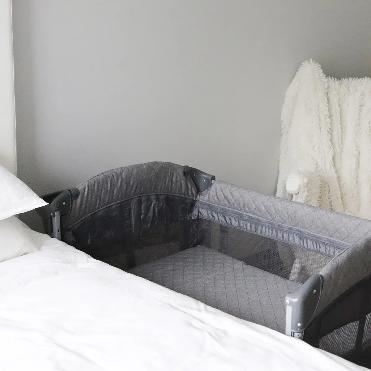 Snuggletime Quilted Co-Sleeper Camp Cot