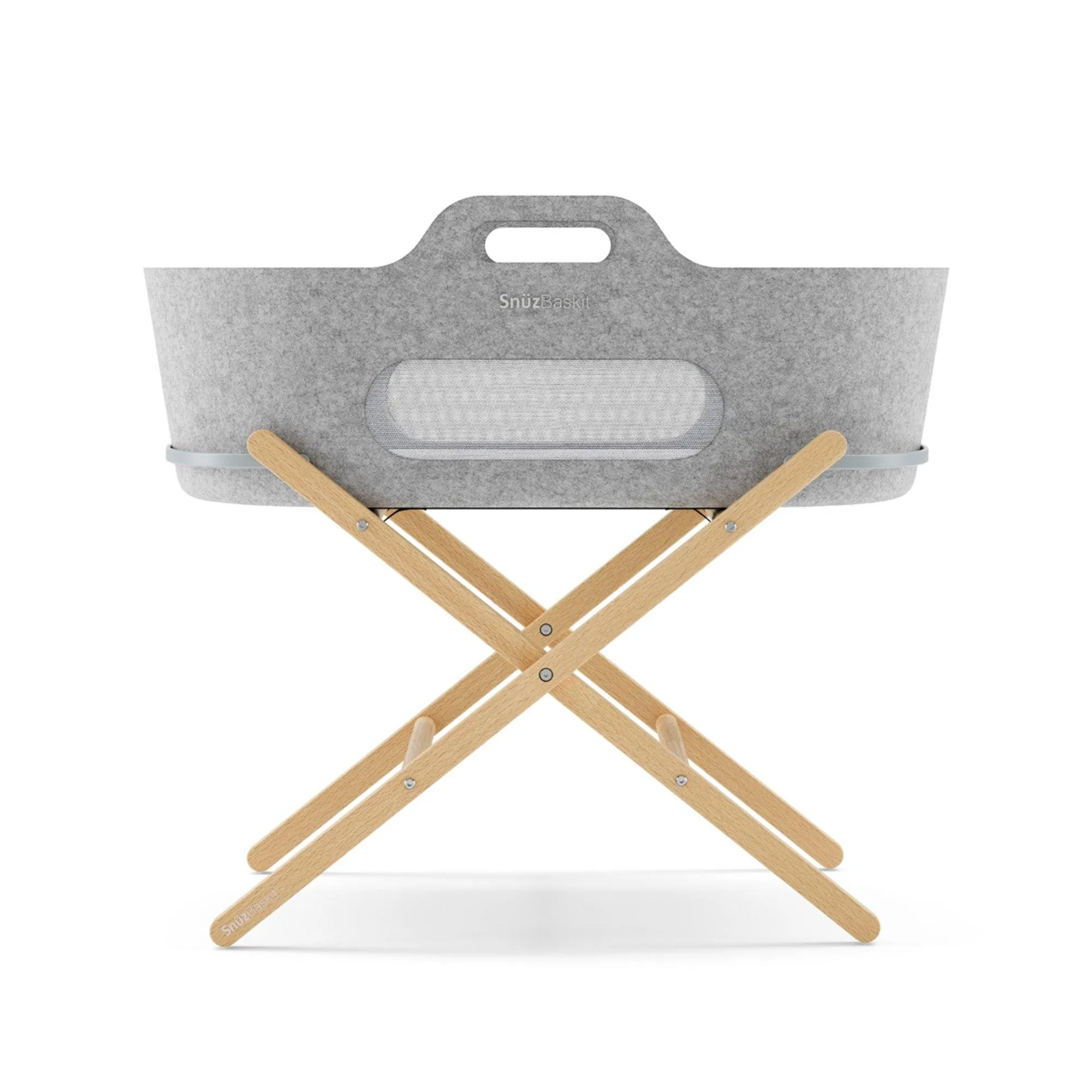 SnuzBaskit Moses Basket with Mattress and Stand Set