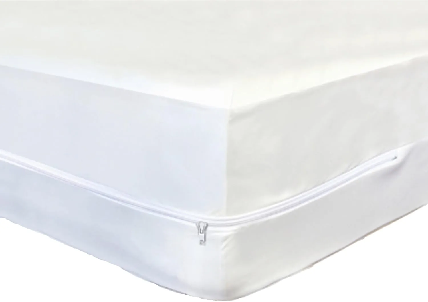 Soft Micro Polyester Cot Size Breathable Comfort Mattress Bed Bug Protector Fits Camp Size Matteress 31"X75" White
