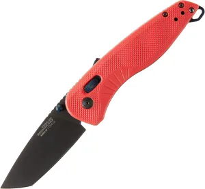 SOG Aegis at Tanto Outdoor Pocket Folding Opening Knife, Ambidextrous at-XR Lock with Ergonomic Handle, Heat-Treated D2 Steel Blade, Built-in Blade Locking Safety and Spine-Mounted Safety System