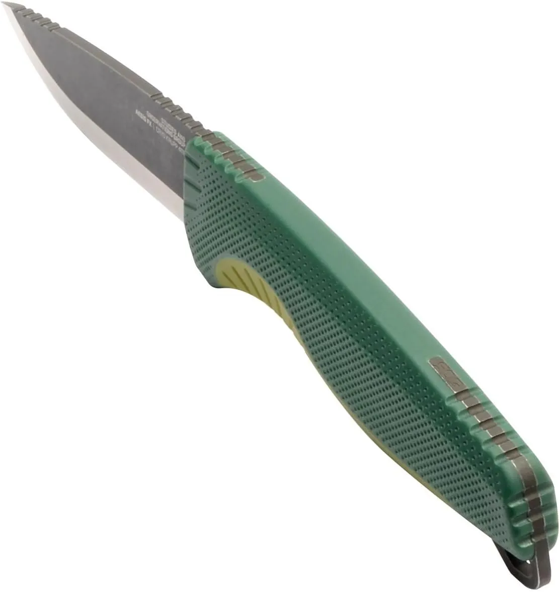 SOG Aegis FX Corrosion-Resistant Outdoor Survival Fixed Blade Knife | CRYO 4116 Krupps Steel | GRN Rubber Handle | UMS Sheath