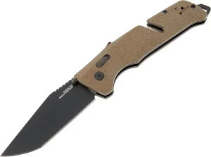 SOG Trident at Ambidextrous Professional Tanto Folding Knives | Heat-Treated CRYO D2 3.75" Stainless Steel Blade