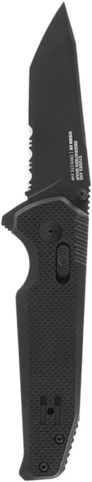 SOG VISION XR Professional Ambidextrous CTS XHP Stainless Steel Folding Knives | Single-Handed Opening | XR Lock