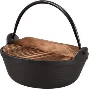 Sosoport Cooking Boiler Cast Iron Saucepan Camping Cooking Essentials Soup Pot Dutch Oven Lodge Camping Skillet