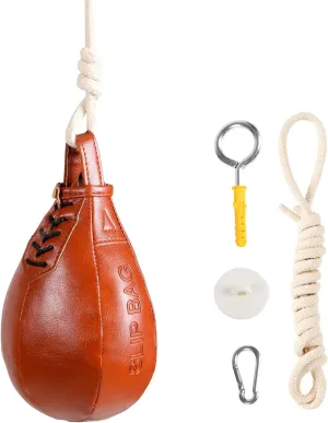 Speed Bag & Slip Ball for Boxing Reflexes & Reaction Practice, Perfect for MMA or Combat Sports