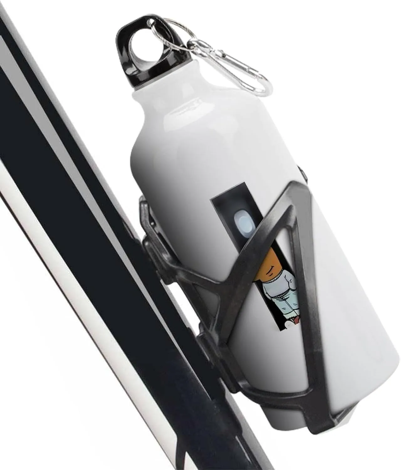 Sports Water Bottle Aluminum with Screw Cap Leak Proof Design for Outdoor Adventures Gym And Travel BPA Free Camping Cycling And Everyday Use Metal Water Bottlek Hydration Bottle Chill Guy
