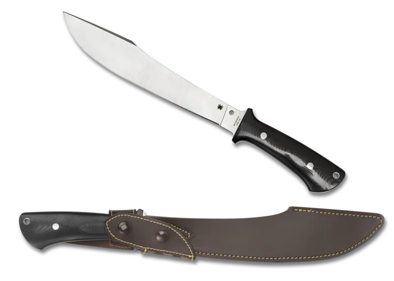 Spyderco Darn Dao Flash Batch FB41GP Satin Fixed Blade Plain Edge Knife