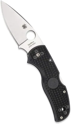 Spyderco Native 5 Lightweight Signature Knife with 2.95" CPM S30V Steel Blade and Black FRN Handle - PlainEdge - C41PBK5