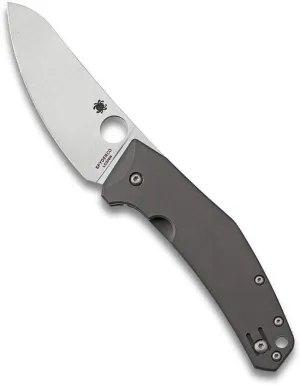 Spyderco Spydiechef Premium Chef Knife with 3.32" LC200N Ultra-Corrosion-Resistant Steel Blade and Titanium Handle - PlainEdge - C211TIP