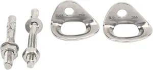 Stainless Steel Climbing Hangers Smooth Anchors for Rock Climbing Adventure Exploration