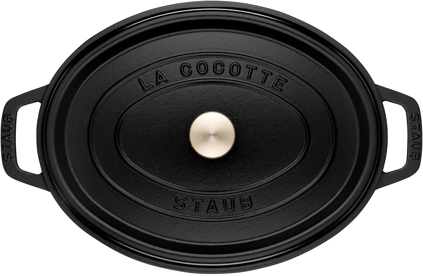 STAUB 40509-322-0 Cocotte Oval 33cm Black