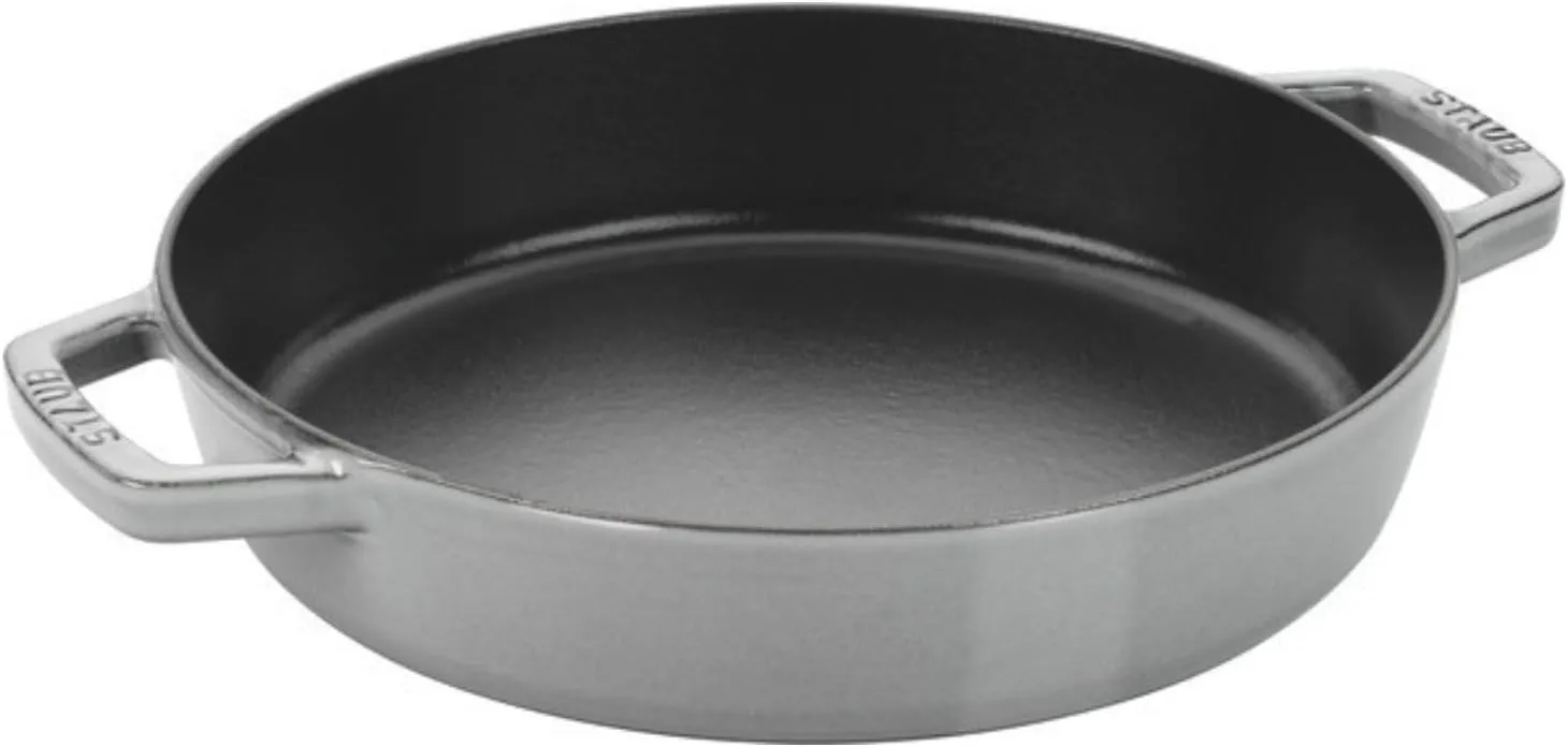 STAUB 40511-660-0 Cast Iron Frying Pan, Grey, 20 cm