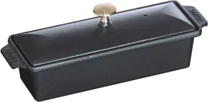 STAUB Cast Iron Terrine, Black, 30 cm x 11 cm