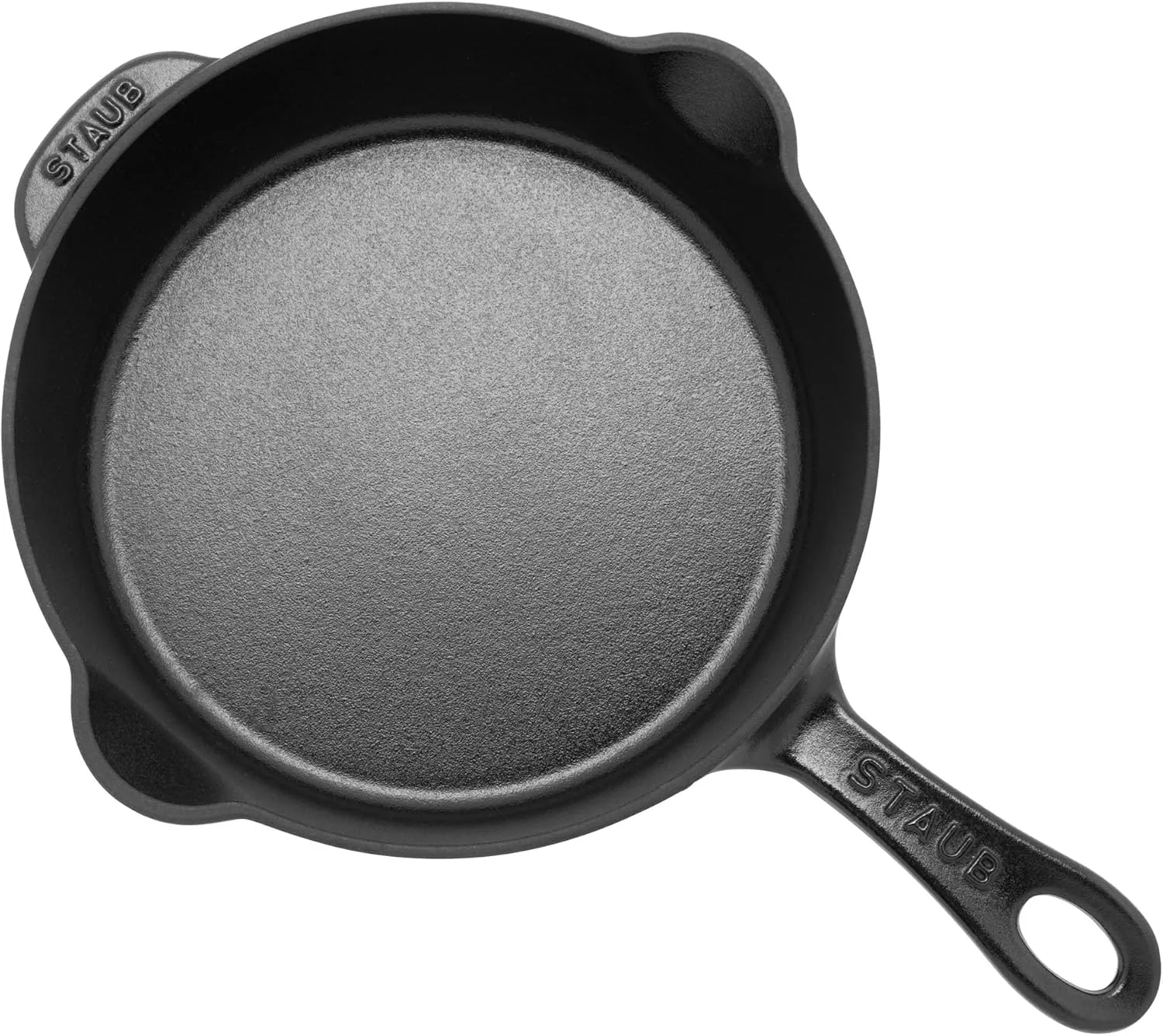 STAUB Fry Pans Cast Iron 8.5-inch Traditional Deep Skillet-Black