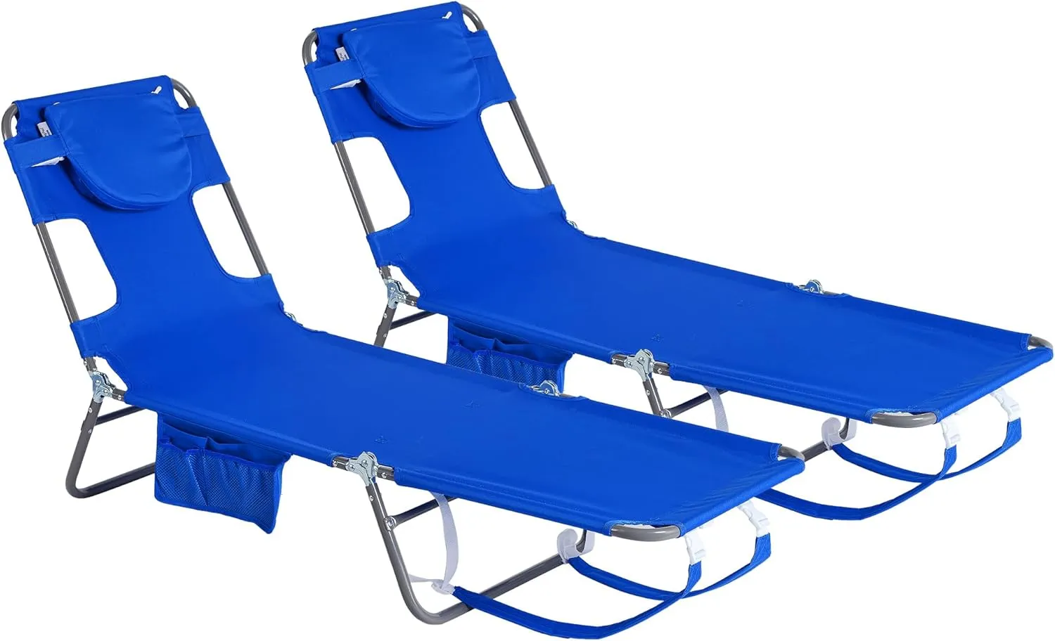 SUNNYFEEL Beach Lounge Chair, Backpack Reclining Beach Chairs Lay Flat, Sun Face Down Tanning Chair, Folding Camping Chairs Portable Camp Cot with Backpack Straps for Outdoor/Picnic/Lawn