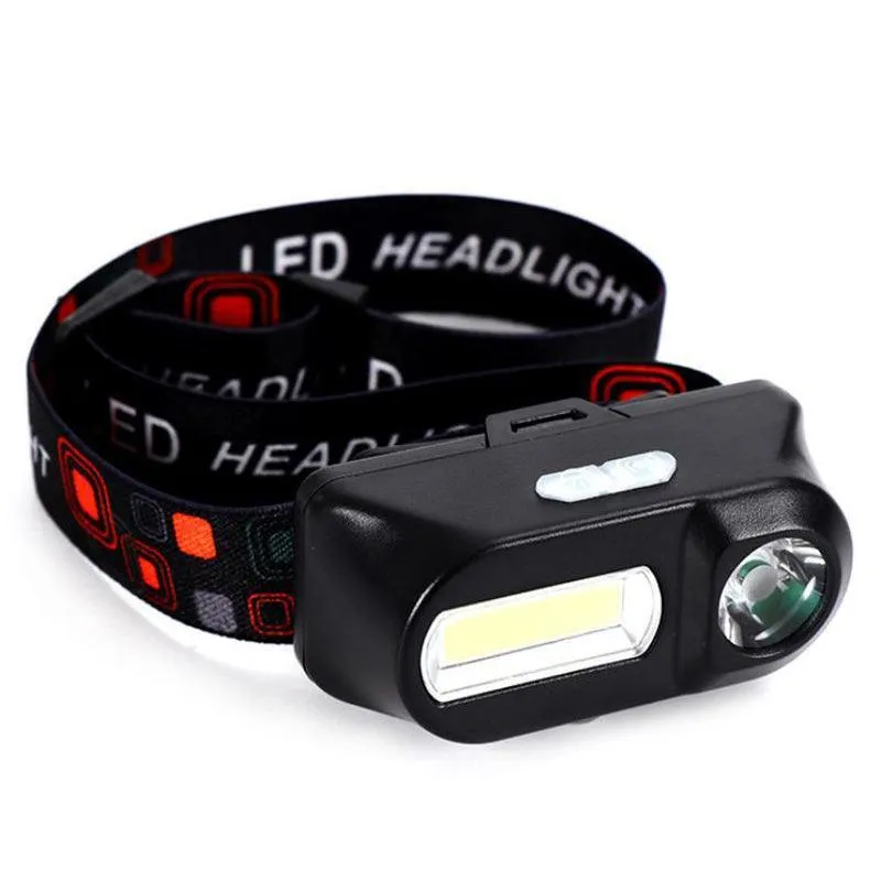 Super Bright Waterproof Head Torch Headlight Led Usb Rechargeable Headlamp Fish