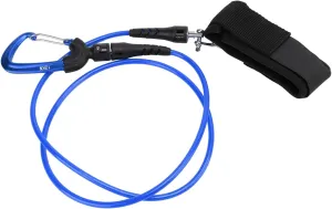 Surfboard Leash,Straight Surf Board Leashes Safety Cable with Carabiner for Freediving